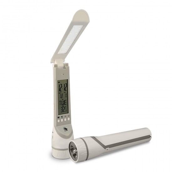 RCGGM-256 LAMP-TORCH CLOCK MULTIFUNCTIONAL