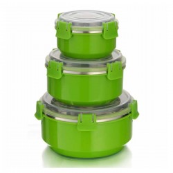 RCGGM-325 CLIP ON MICROWAVEABLE CONTAINER SET 3 PCS SET
